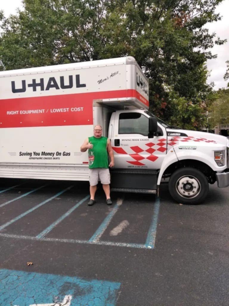 Professional moving labor with U-Haul rental truck